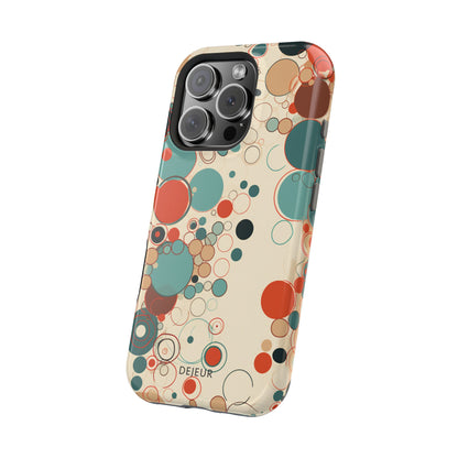 Pastel Line Circles - iPhone MagSafe Tough Case