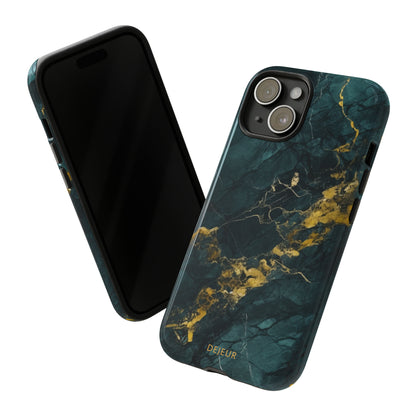 Gold Shadow Marble - iPhone Tough Case