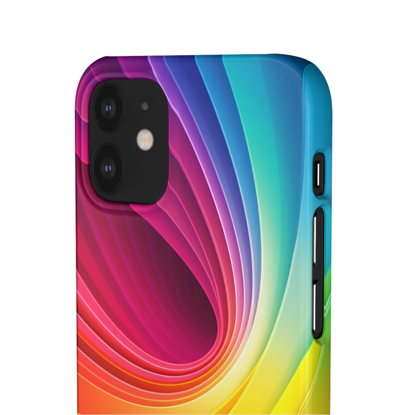 Rainbow Swirl - iPhone Snap Case