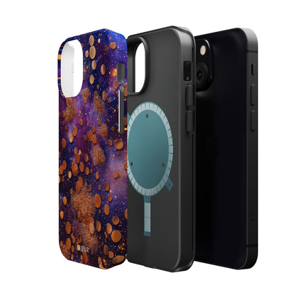 Cosmic Glitter Circles - iPhone MagSafe Tough Case