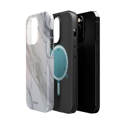 Light Cloud Marble - iPhone MagSafe Tough Case