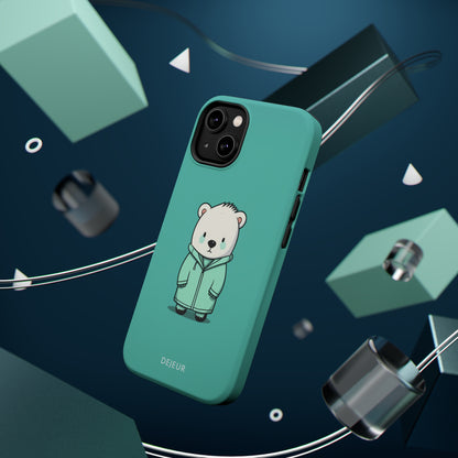 Aqua Coat Bear - iPhone MagSafe Tough Case