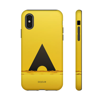 Sun Triangle Yellow - iPhone Tough Case