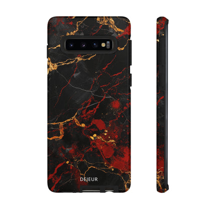 Dark Crimson Marble - Samsung Galaxy Tough Case