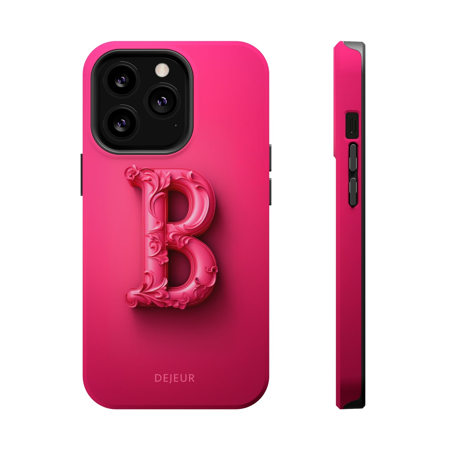 B Hot Pink - iPhone MagSafe Tough Case