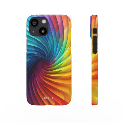 Rainbow Spiral - iPhone Snap Case