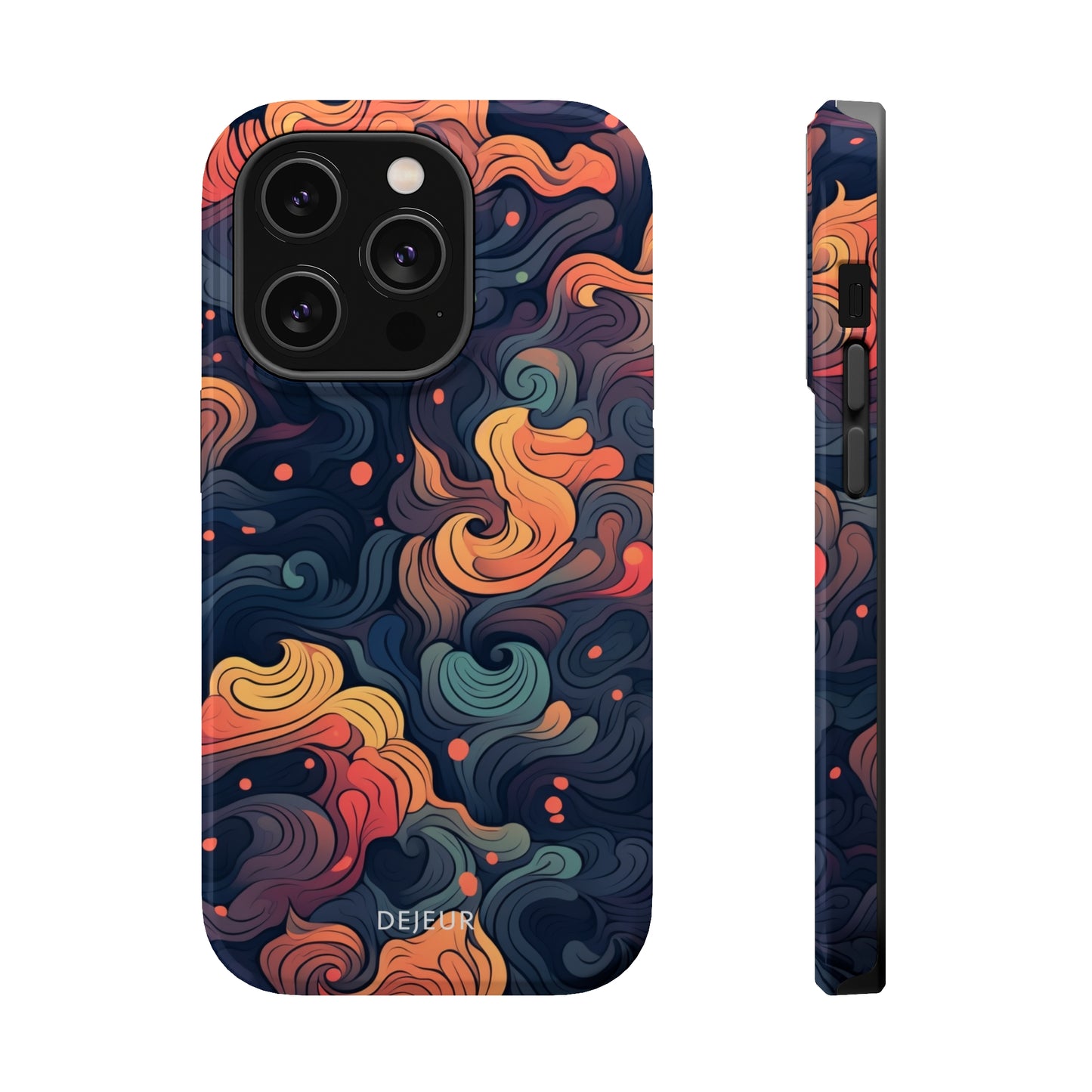 Fox Tail Swirls - iPhone MagSafe Tough Case