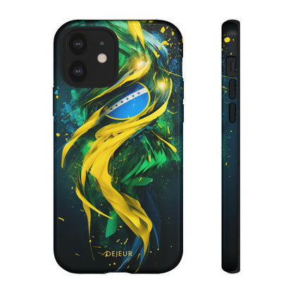 Brazil Splatter Design - iPhone Tough Case