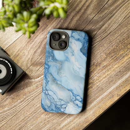 Sky Blue Marble - iPhone Tough Case