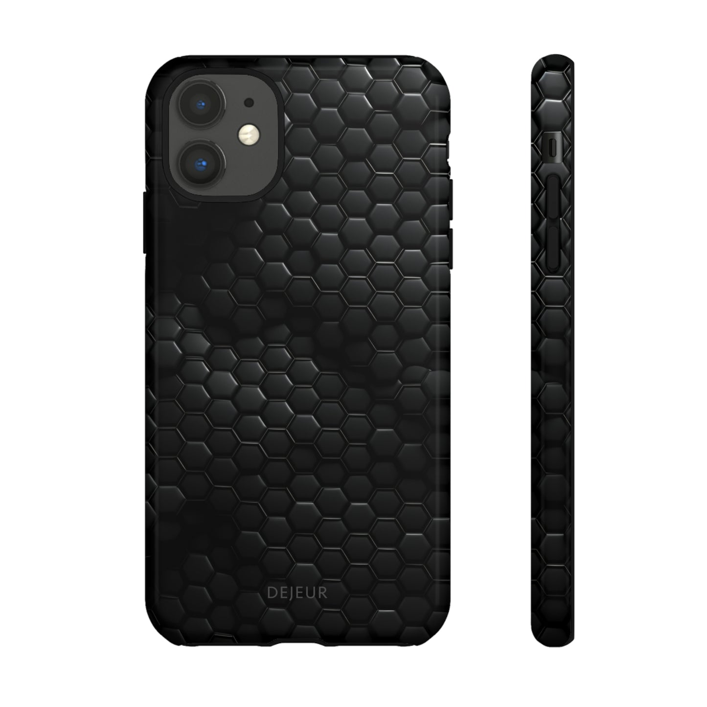 Black Carbon Matrix - iPhone Tough Case