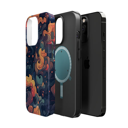 Fox Tail Swirls - iPhone MagSafe Tough Case