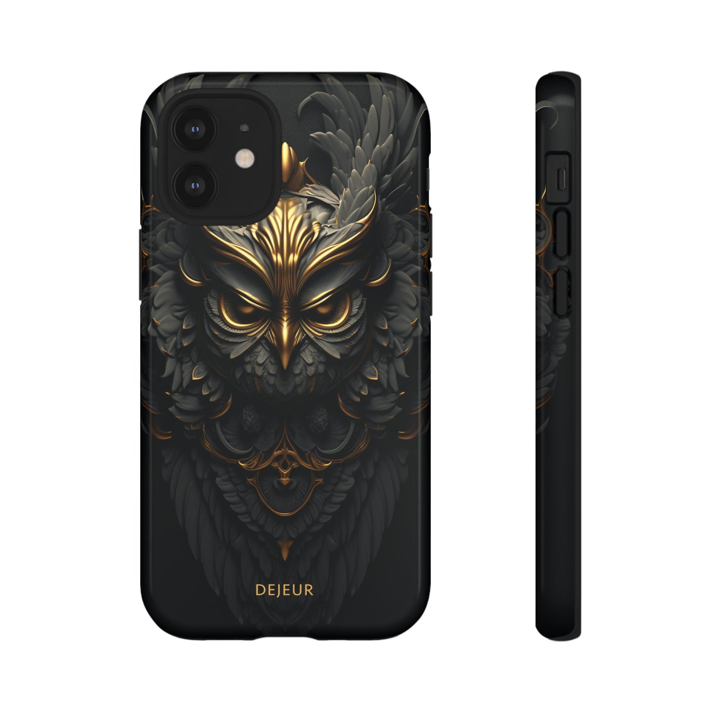 Golden Dark Owl - iPhone Tough Case