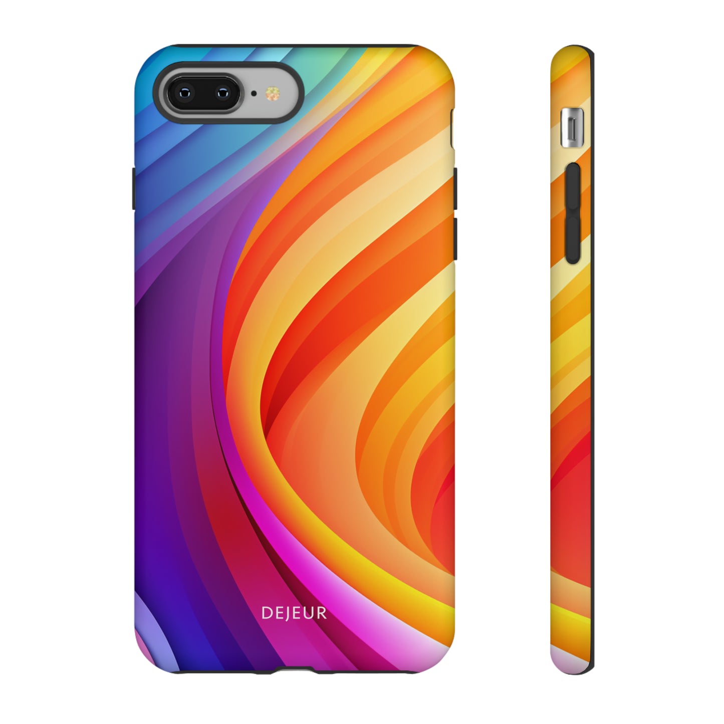 Rainbow Waves - iPhone Tough Case