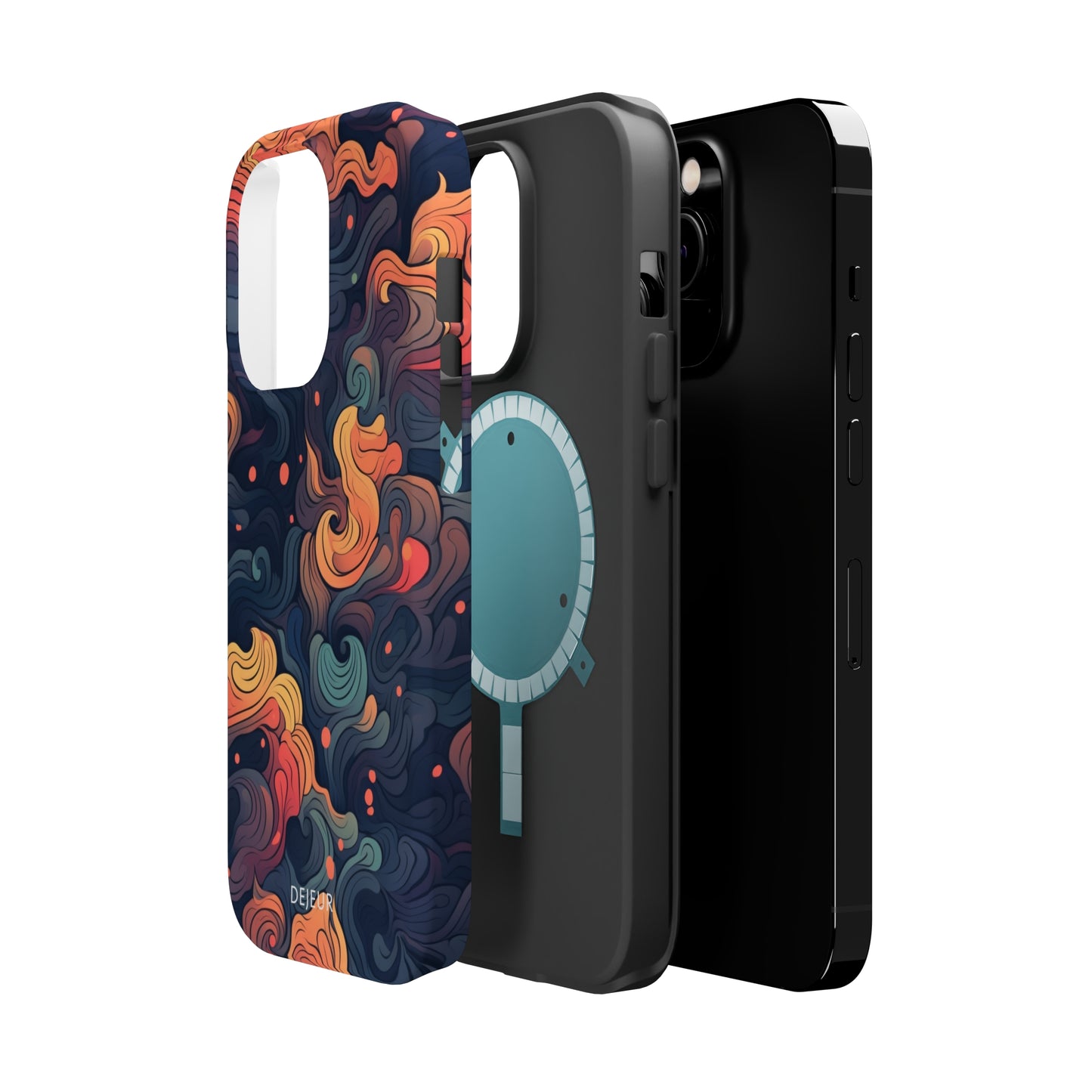 Fox Tail Swirls - iPhone MagSafe Tough Case