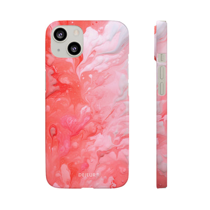 Rose Pink Marble - iPhone Snap Case