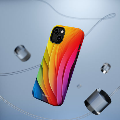 Rainbow Layers - iPhone MagSafe Tough Case