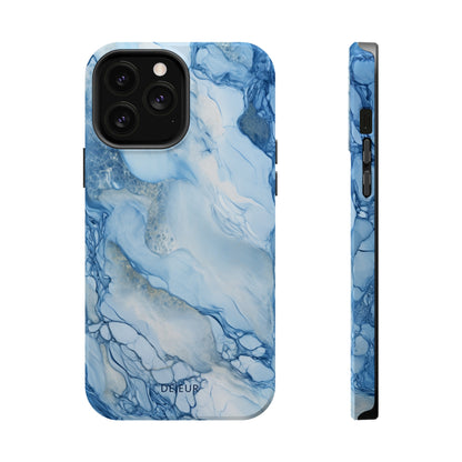 Sky Blue Marble - iPhone MagSafe Tough Case