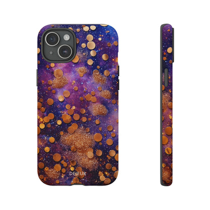 Cosmic Glitter Circles - iPhone Tough Case