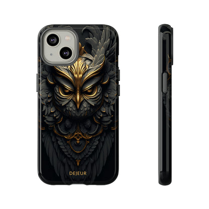 Golden Dark Owl - iPhone Tough Case