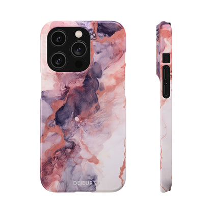 Royal Purple Marble - iPhone Snap Case