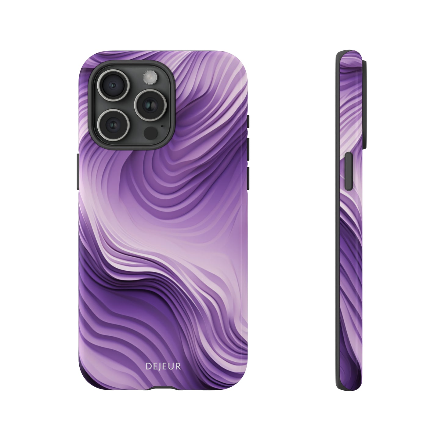 Violet Waves - iPhone Tough Case