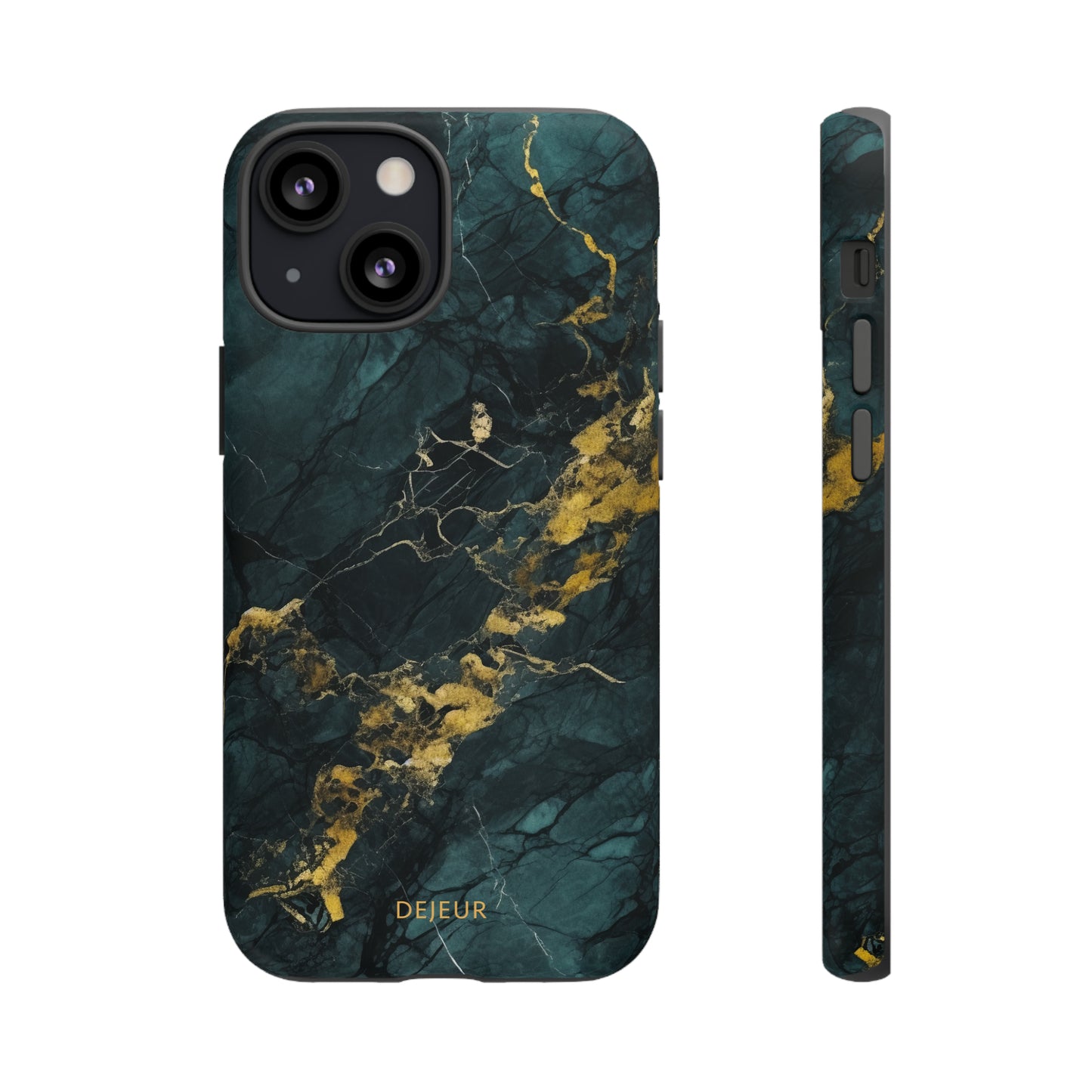 Gold Shadow Marble - iPhone Tough Case