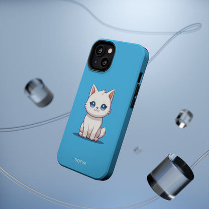 Little Blue Eyed Cat - iPhone MagSafe Tough Case