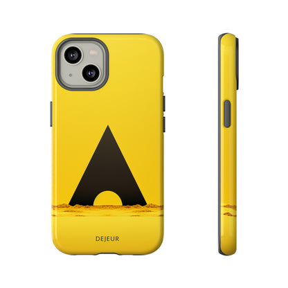 Sun Triangle Yellow - iPhone Tough Case