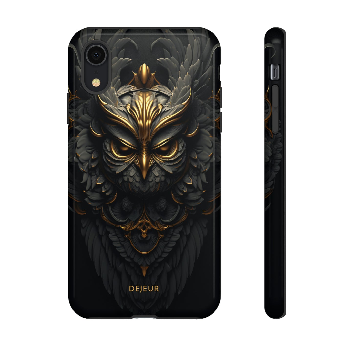 Golden Dark Owl - iPhone Tough Case