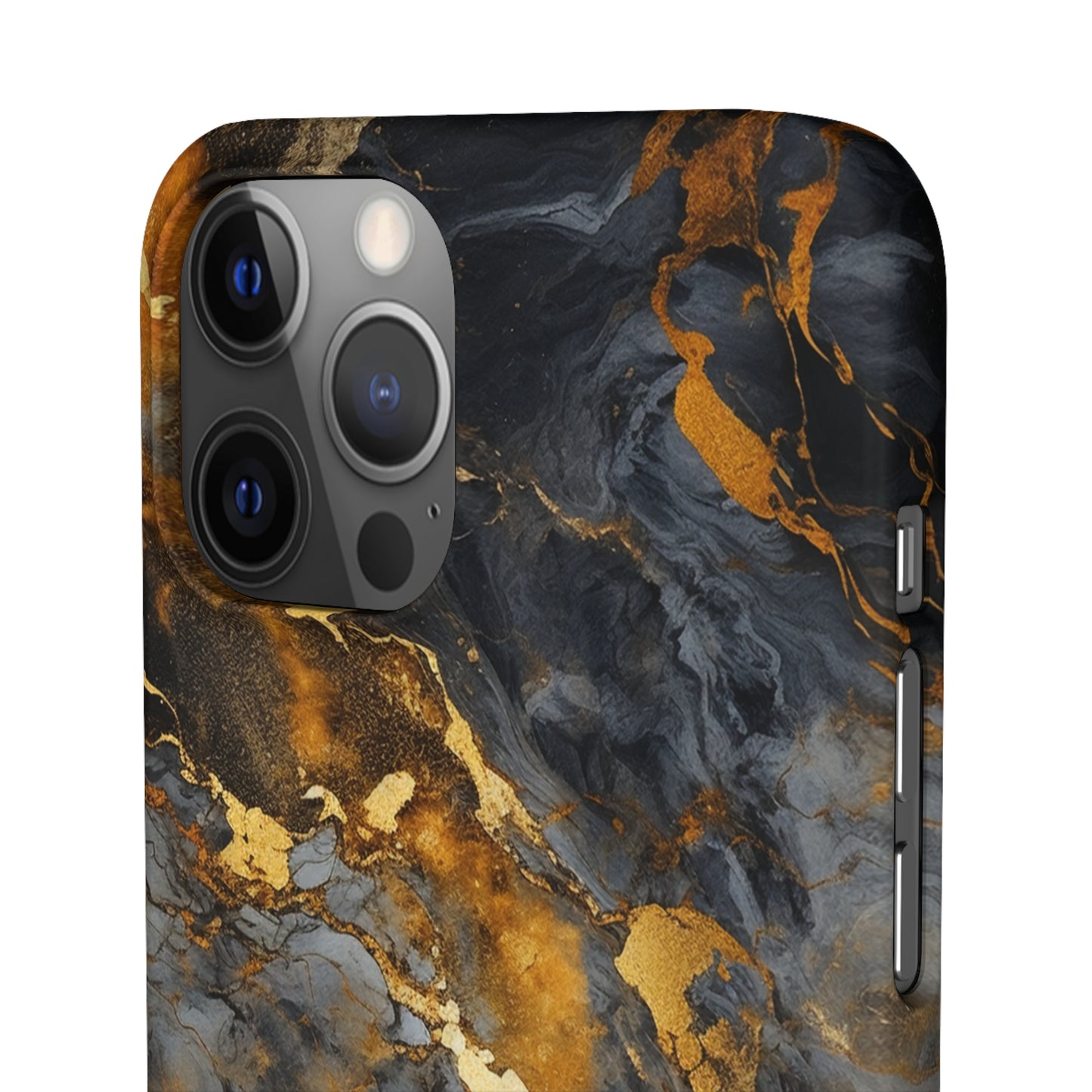 Platinum Gold Marble - iPhone Snap Case