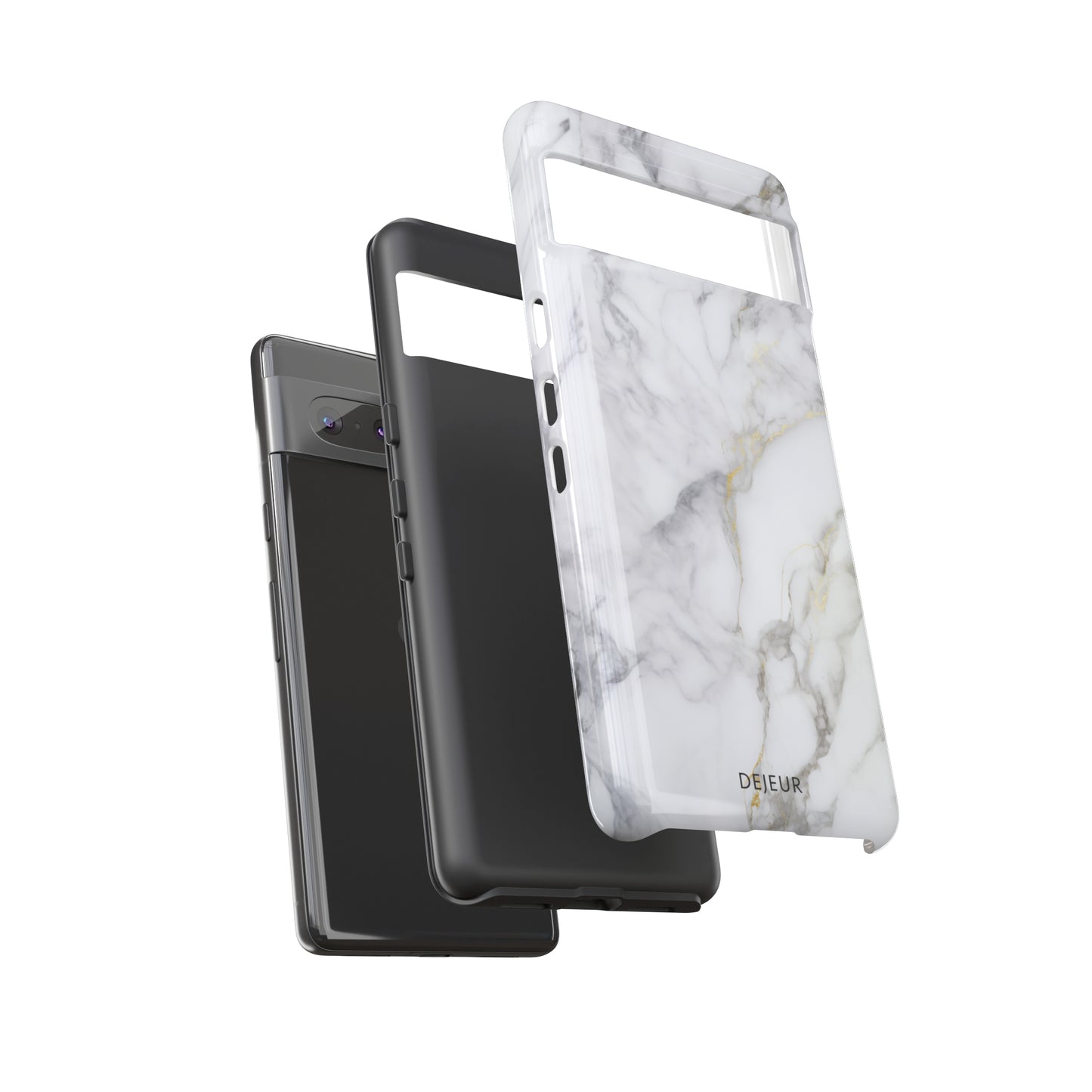 Touch of Gold Classic Marble - Google Pixel Tough Case