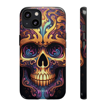 Paisley Skull - iPhone Tough Case