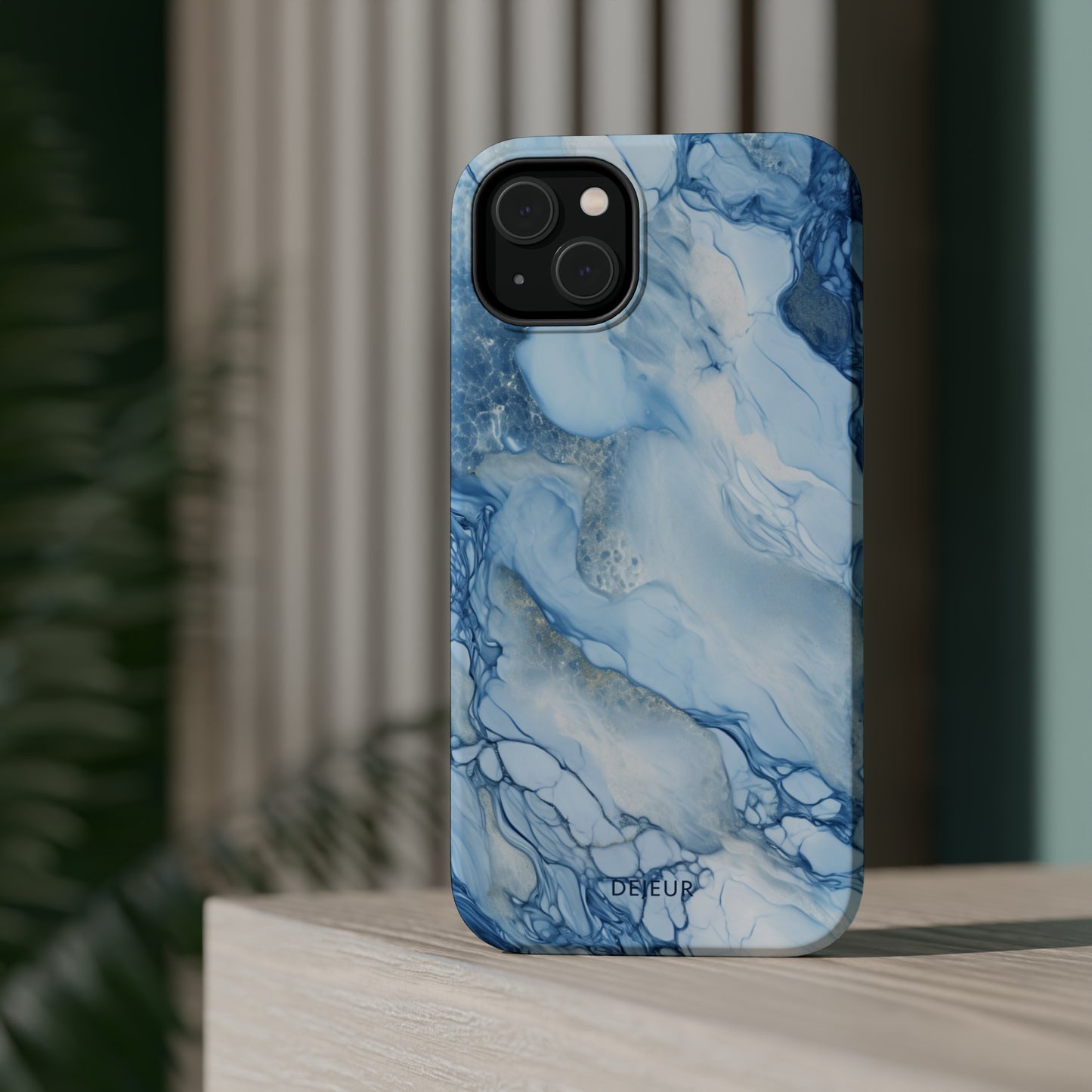 Sky Blue Marble - iPhone MagSafe Tough Case