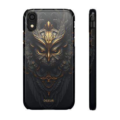 Golden Dark Owl - iPhone Snap Case