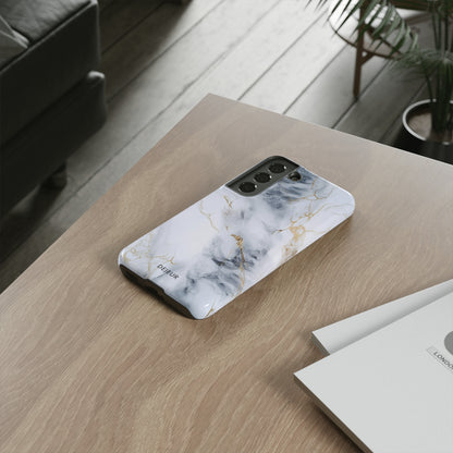 White Gold Marble - Samsung Galaxy Tough Case