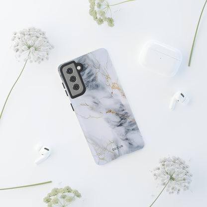 White Gold Marble - Samsung Galaxy Tough Case