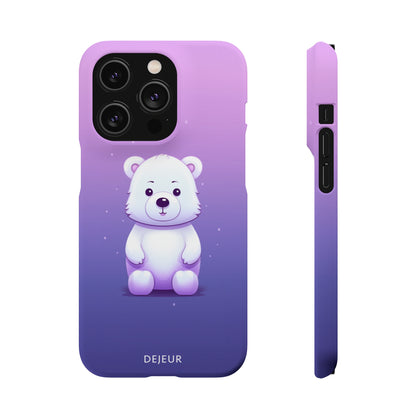 Violet Bear - iPhone Snap Case