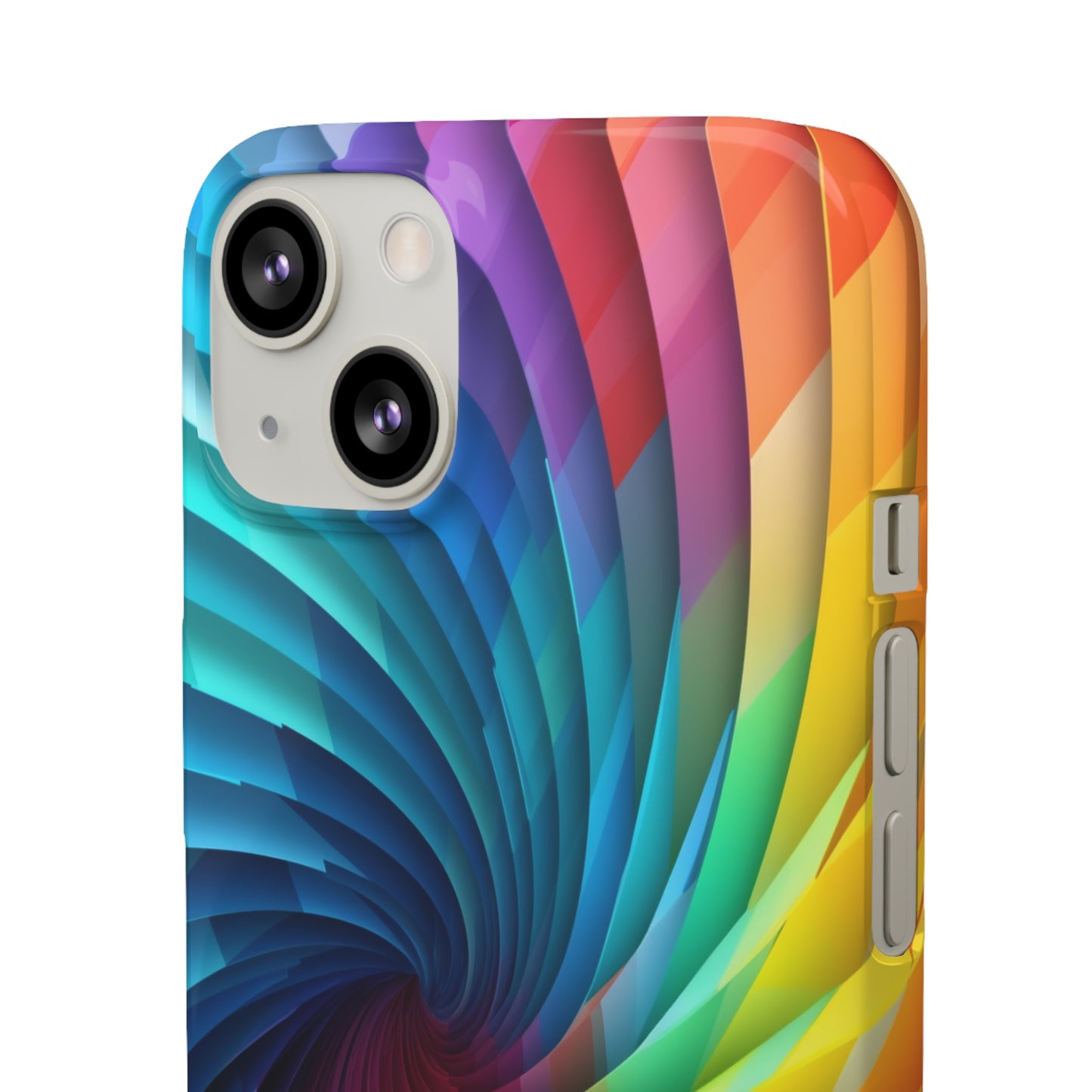 Rainbow Spiral - iPhone Snap Case