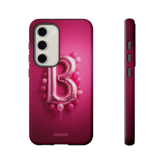 B Magenta Pink Balloons - Samsung Galaxy Tough Case