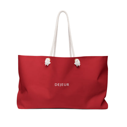 Weekender Tote Bag - Crimson Red