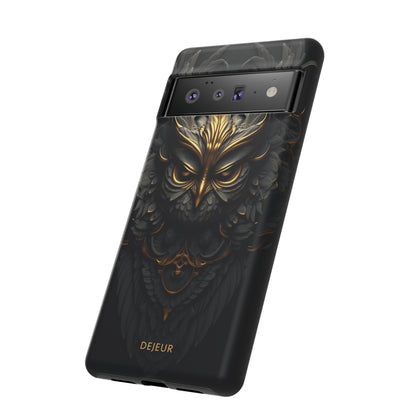 Golden Dark Owl - Google Pixel Tough Case