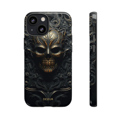 Dark Bronze Skull - iPhone Tough Case