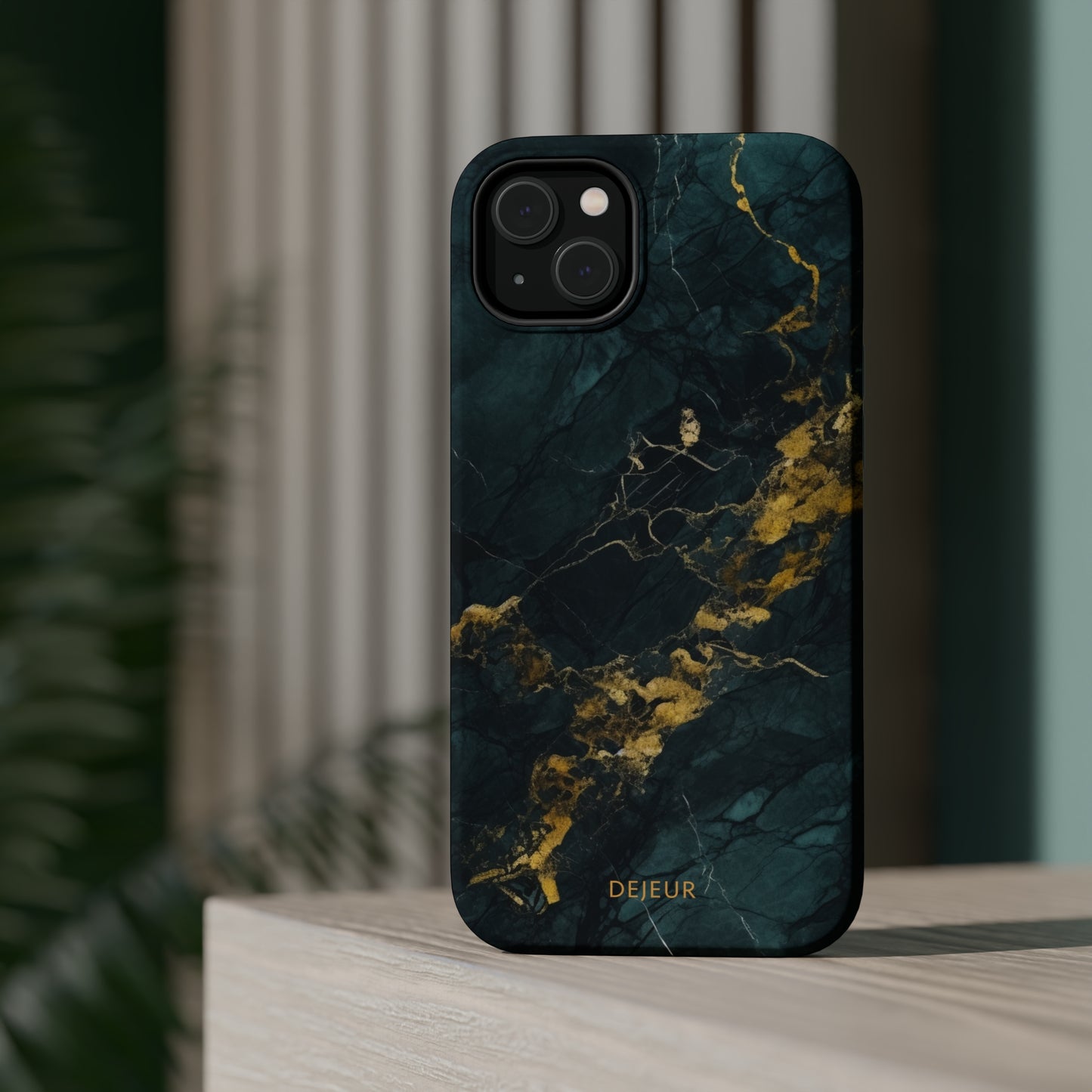 Gold Shadow Marble - iPhone MagSafe Tough Case