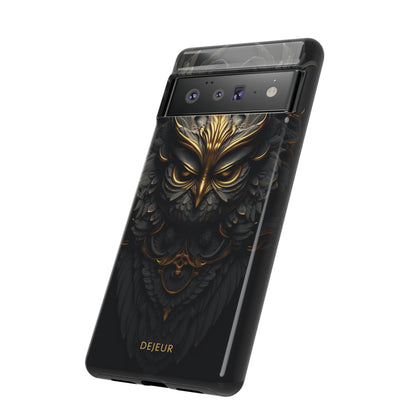 Golden Dark Owl - Google Pixel Tough Case