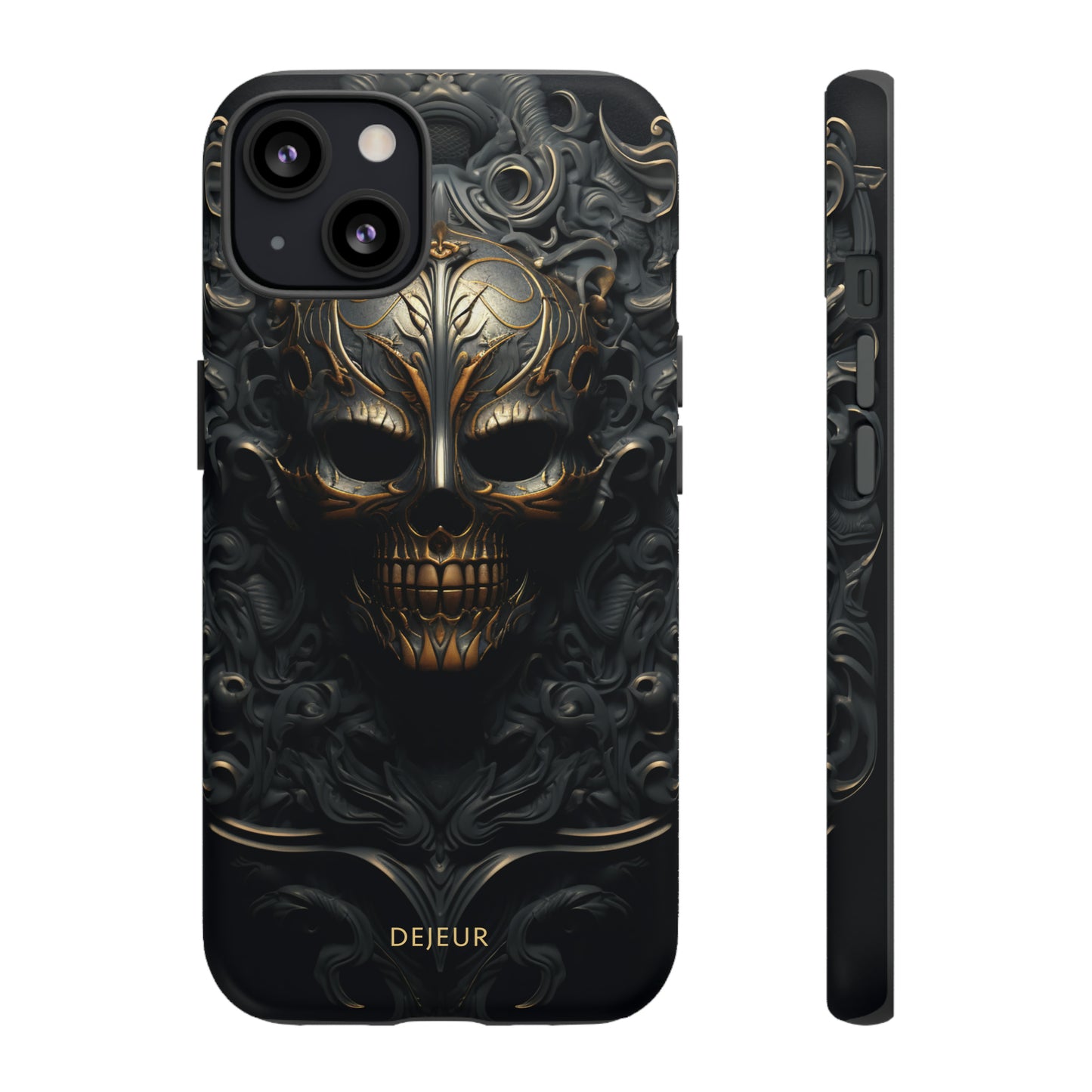 Dark Bronze Skull - iPhone Tough Case