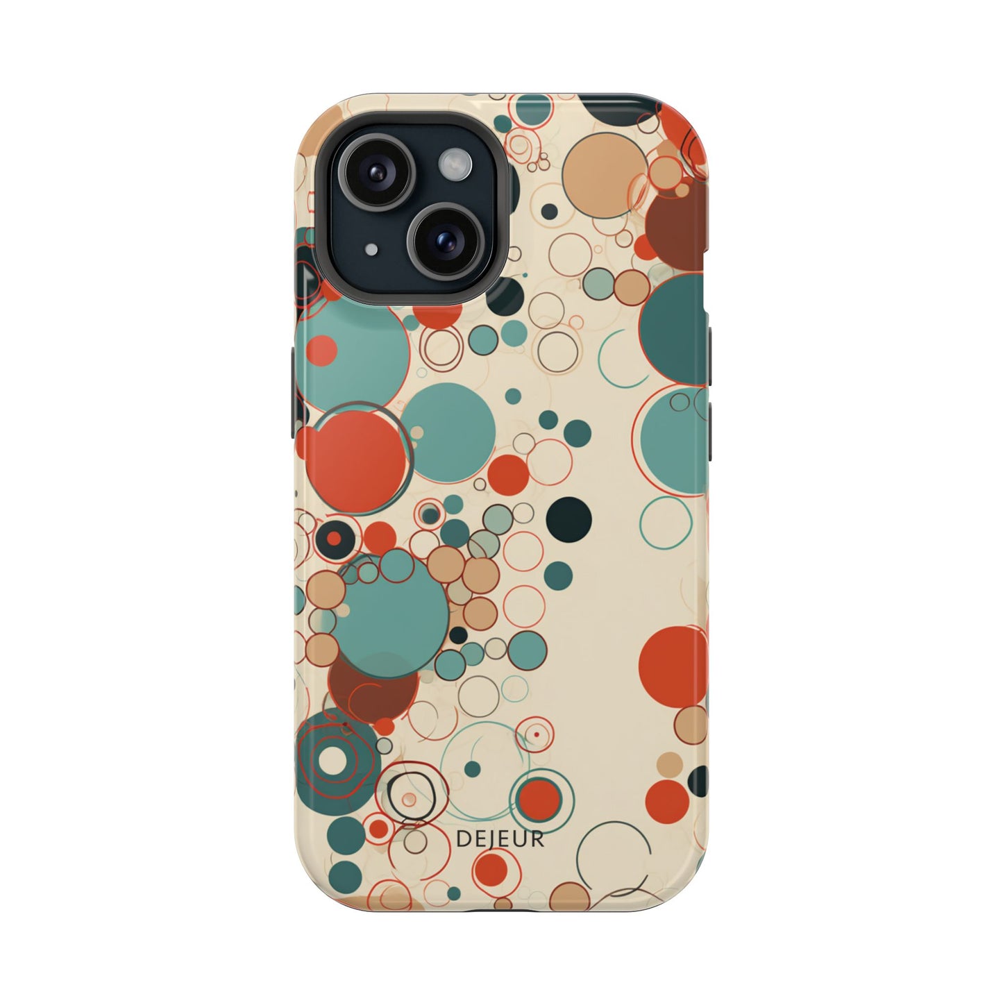 Pastel Line Circles - iPhone MagSafe Tough Case