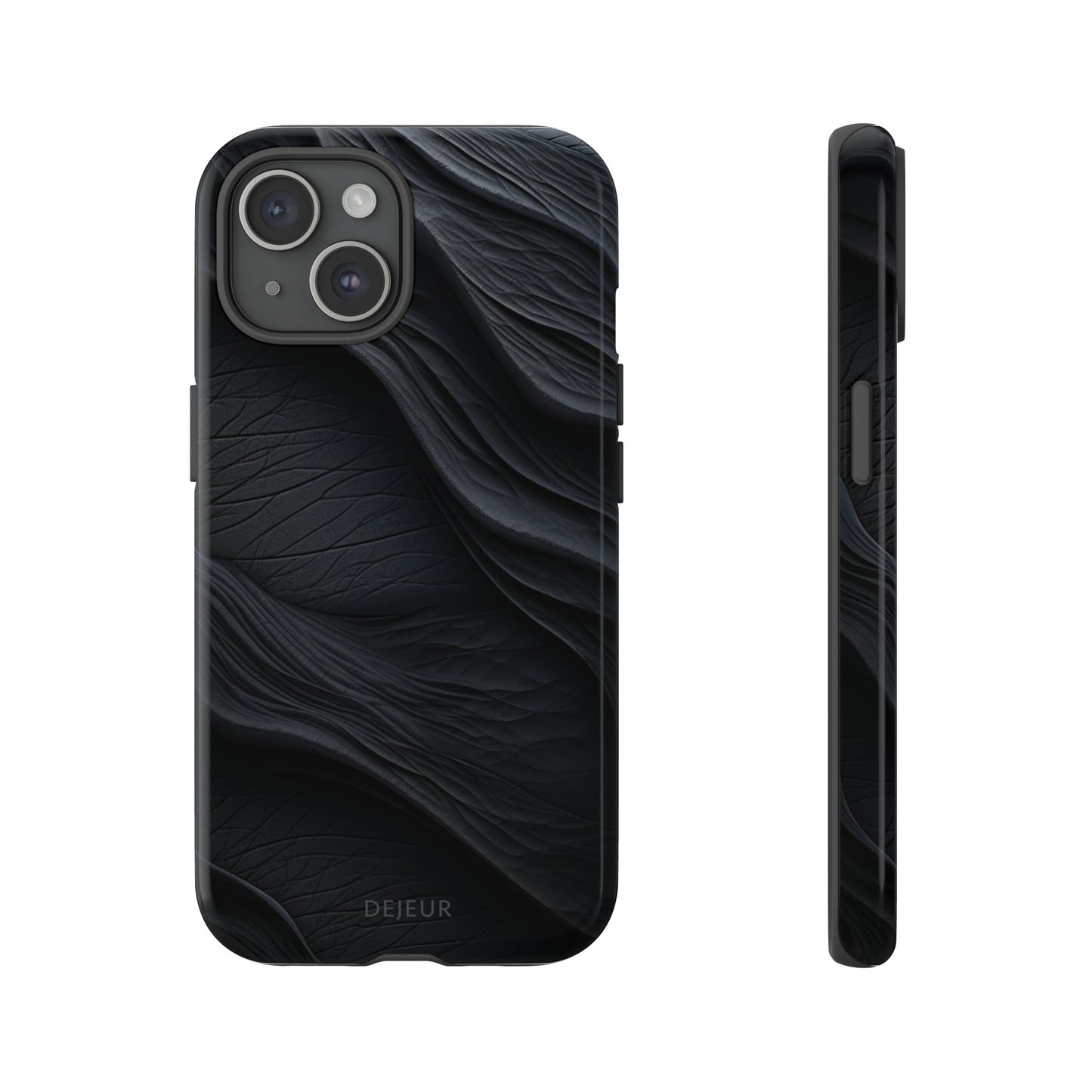 Charcoal Ripples - iPhone Tough Case