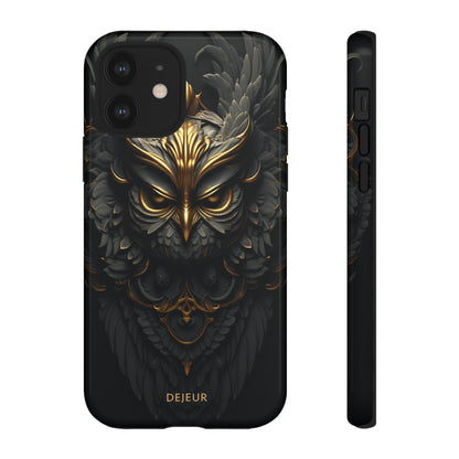 Golden Dark Owl - iPhone Tough Case