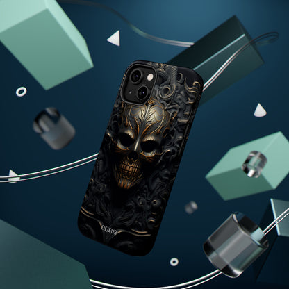 Dark Bronze Skull - iPhone MagSafe Tough Case