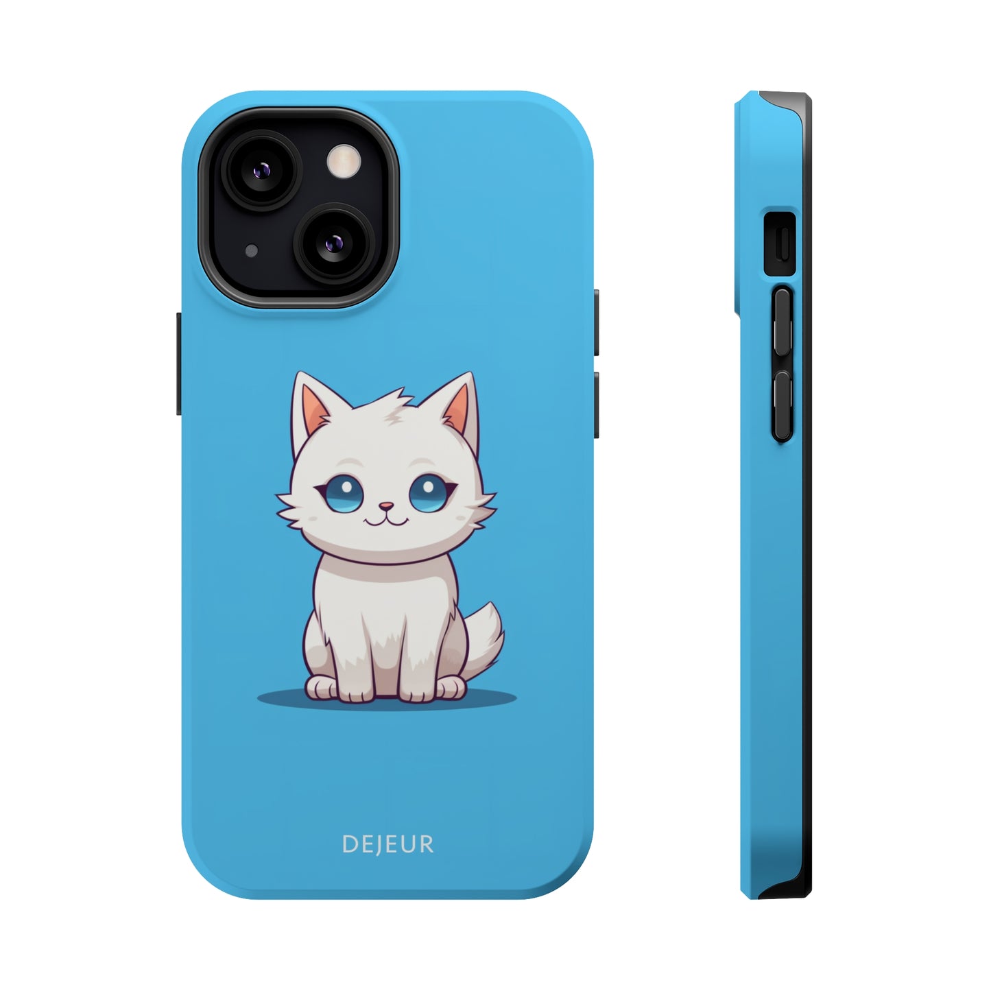 Little Blue Eyed Cat - iPhone MagSafe Tough Case